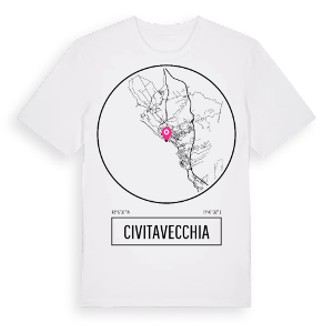 Civitavecchia t-shirt – ekologisk bomull t-shirt från Pinshirt