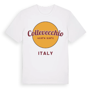 Collevecchio cirkel t-shirt – ekologisk bomull t-shirt från Pinshirt