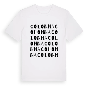 Colonna ordlek t-shirt – ekologisk bomull t-shirt från Pinshirt