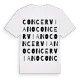 Concerviano ordlek t-shirt