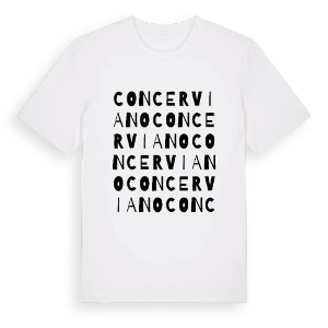 Concerviano ordlek t-shirt – ekologisk bomull t-shirt från Pinshirt