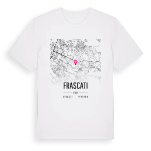 Frascati karta t-shirt – ekologisk bomull t-shirt från Pinshirt