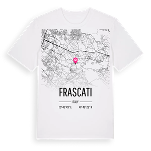 Frascati karta t-shirt – ekologisk bomull t-shirt från Pinshirt