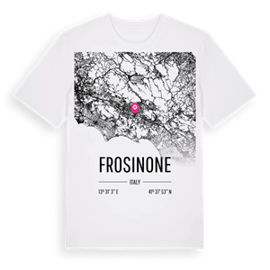 Frosinone karta t-shirt – ekologisk bomull t-shirt från Pinshirt