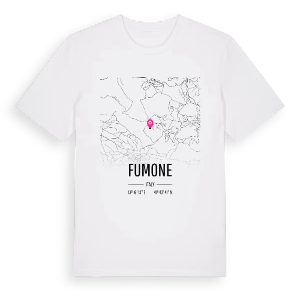 Fumone karta t-shirt – ekologisk bomull t-shirt från Pinshirt