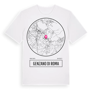 Genzano di Roma t-shirt – ekologisk bomull t-shirt från Pinshirt