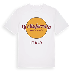Grottaferrata cirkel t-shirt – ekologisk bomull t-shirt från Pinshirt