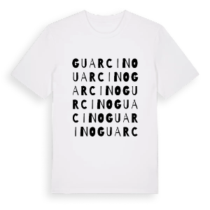 Guarcino ordlek t-shirt – ekologisk bomull t-shirt från Pinshirt