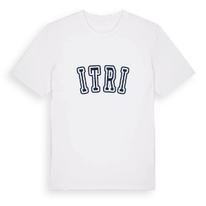 Itri college t-shirt – ekologisk bomull t-shirt från Pinshirt