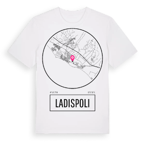 Ladispoli t-shirt – ekologisk bomull t-shirt från Pinshirt
