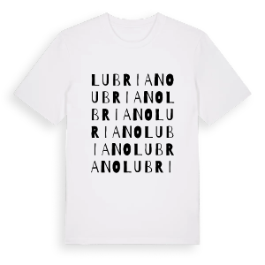Lubriano ordlek t-shirt – ekologisk bomull t-shirt från Pinshirt