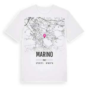 Marino karta t-shirt – ekologisk bomull t-shirt från Pinshirt