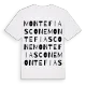 Montefiascone ordlek t-shirt