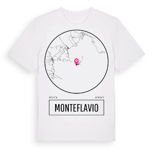 Monteflavio t-shirt – ekologisk bomull t-shirt från Pinshirt