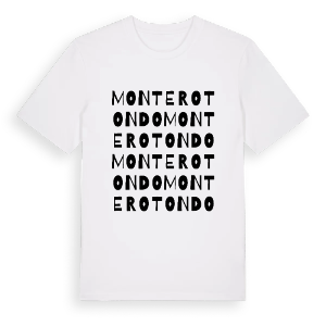 Monterotondo ordlek t-shirt – ekologisk bomull t-shirt från Pinshirt