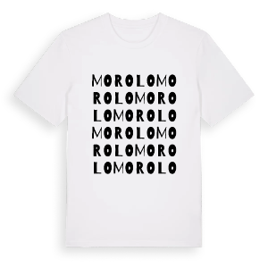 Morolo ordlek t-shirt – ekologisk bomull t-shirt från Pinshirt