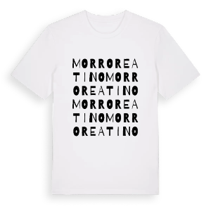 Morro Reatino ordlek t-shirt – ekologisk bomull t-shirt från Pinshirt