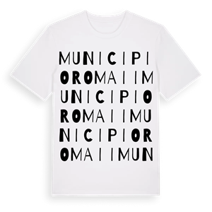 Municipio Roma II ordlek t-shirt – ekologisk bomull t-shirt från Pinshirt