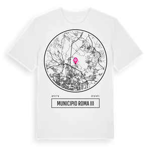 Municipio Roma III t-shirt – ekologisk bomull t-shirt från Pinshirt