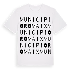 Municipio Roma IX ordlek t-shirt – ekologisk bomull t-shirt från Pinshirt