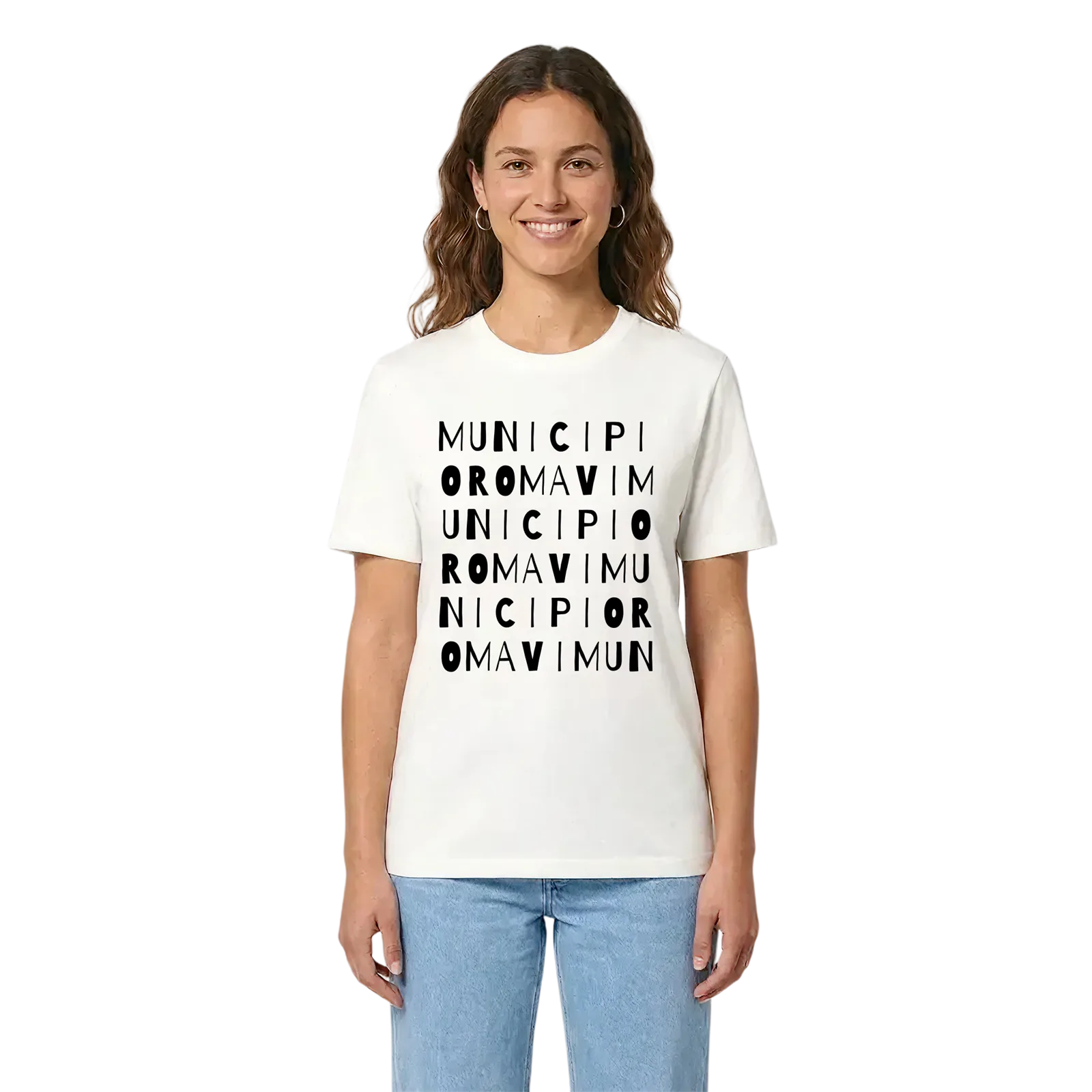 Municipio Roma VI ordlek t-shirt – White, i miljö