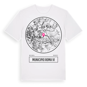 Municipio Roma VI t-shirt – ekologisk bomull t-shirt från Pinshirt