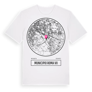 Municipio Roma VII t-shirt – ekologisk bomull t-shirt från Pinshirt