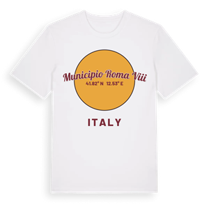 Municipio Roma VIII cirkel t-shirt – ekologisk bomull t-shirt från Pinshirt