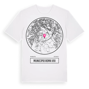 Municipio Roma VIII t-shirt – ekologisk bomull t-shirt från Pinshirt