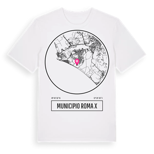 Municipio Roma X t-shirt – ekologisk bomull t-shirt från Pinshirt