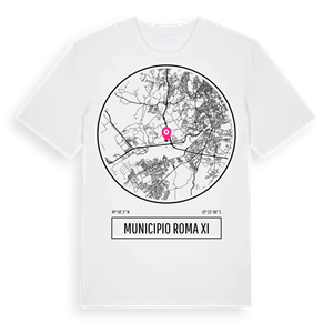 Municipio Roma XI t-shirt – ekologisk bomull t-shirt från Pinshirt