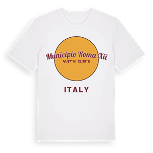 Municipio Roma XII cirkel t-shirt – ekologisk bomull t-shirt från Pinshirt