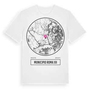Municipio Roma XII t-shirt – ekologisk bomull t-shirt från Pinshirt