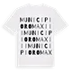 Municipio Roma XIII ordlek t-shirt