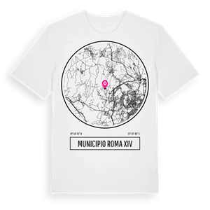 Municipio Roma XIV t-shirt – ekologisk bomull t-shirt från Pinshirt