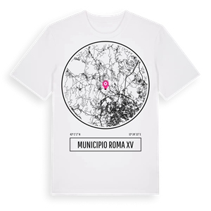 Municipio Roma XV t-shirt – ekologisk bomull t-shirt från Pinshirt