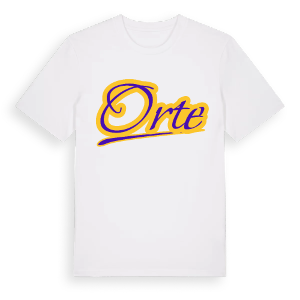 Orte baseball t-shirt – ekologisk bomull t-shirt från Pinshirt