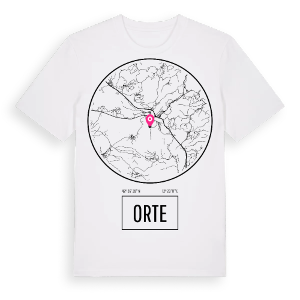 Orte t-shirt – ekologisk bomull t-shirt från Pinshirt