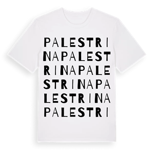 Palestrina ordlek t-shirt – ekologisk bomull t-shirt från Pinshirt