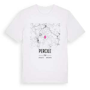 Percile karta t-shirt – ekologisk bomull t-shirt från Pinshirt