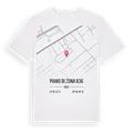 Piano di zona B36 karta t-shirt