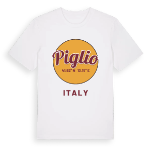 Piglio cirkel t-shirt – ekologisk bomull t-shirt från Pinshirt