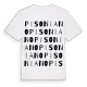 Pisoniano ordlek t-shirt