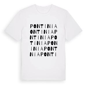 Pontinia ordlek t-shirt – ekologisk bomull t-shirt från Pinshirt