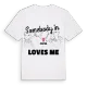 Någon i Posta älskar mig t-shirt