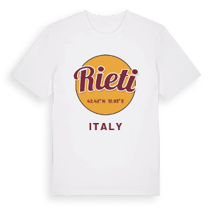 Rieti cirkel t-shirt – ekologisk bomull t-shirt från Pinshirt