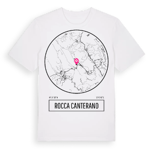 Rocca Canterano t-shirt – ekologisk bomull t-shirt från Pinshirt