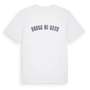 Rocca di Cave college t-shirt – ekologisk bomull t-shirt från Pinshirt