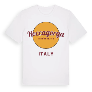 Roccagorga cirkel t-shirt – ekologisk bomull t-shirt från Pinshirt