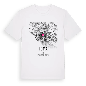Roma karta t-shirt – ekologisk bomull t-shirt från Pinshirt